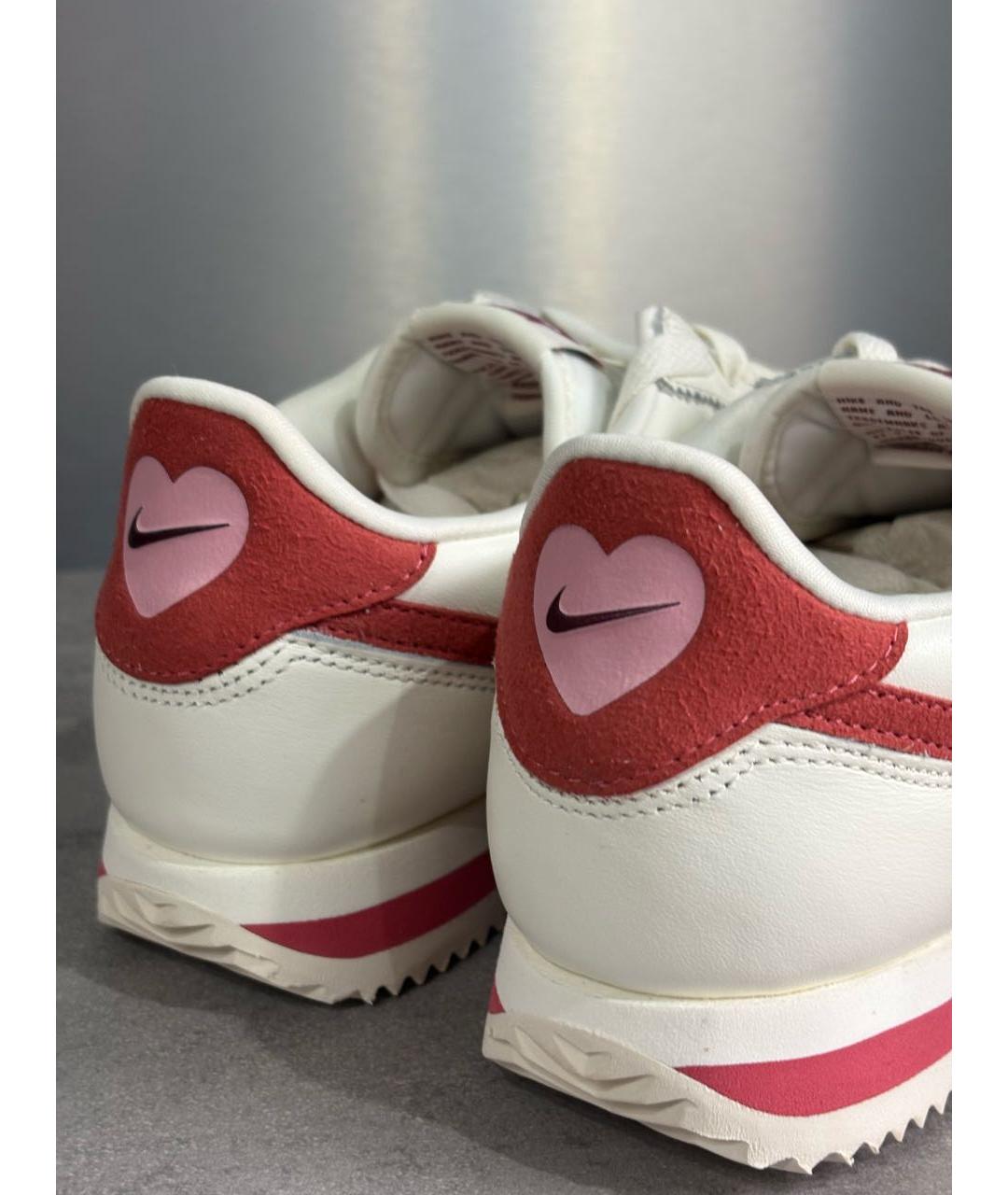 NIKE Розовые кожаные кеды, фото 4