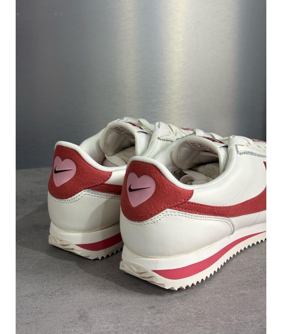 NIKE Розовые кожаные кеды, фото 3