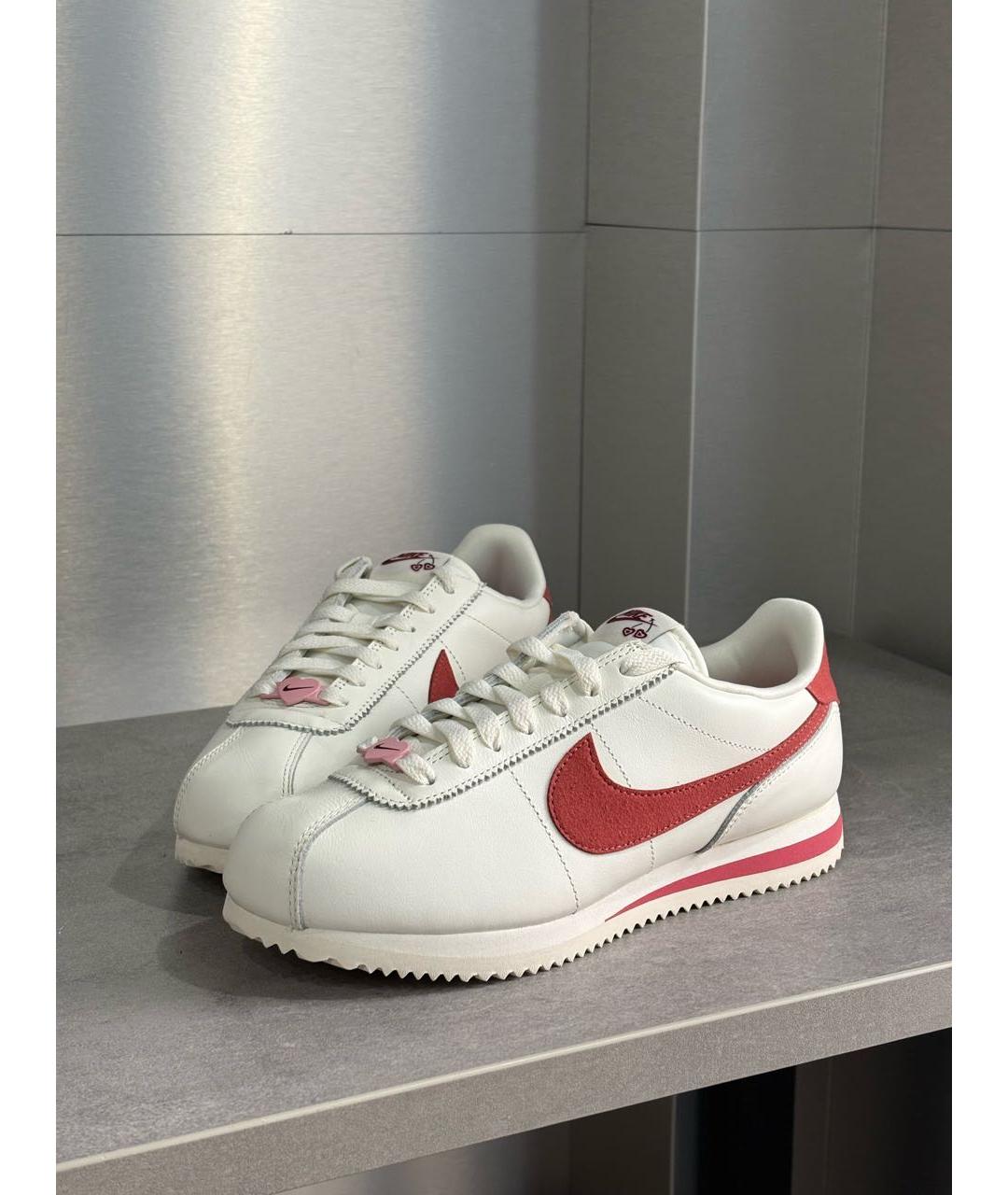 NIKE Розовые кожаные кеды, фото 2