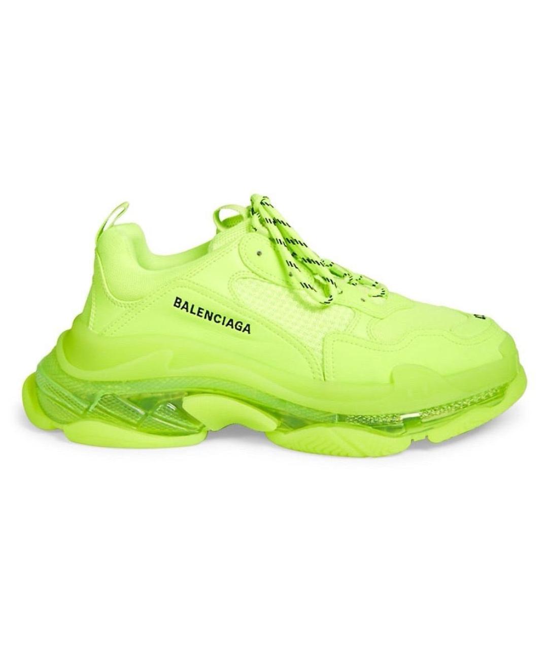 BALENCIAGA Зеленые кроссовки, фото 9