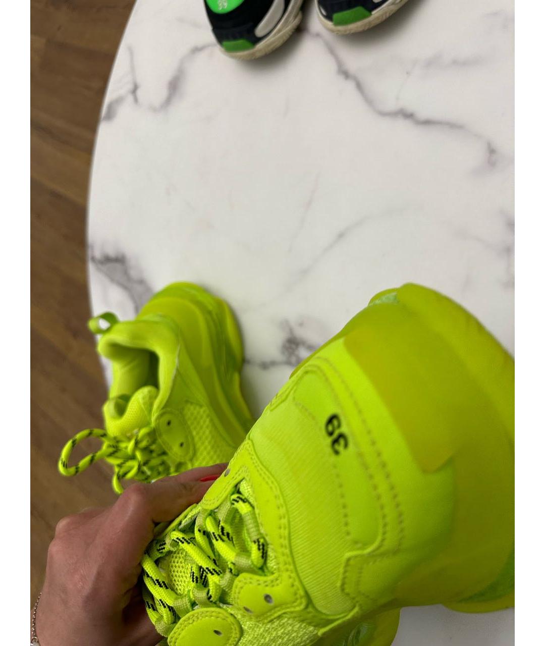 BALENCIAGA Зеленые кроссовки, фото 6