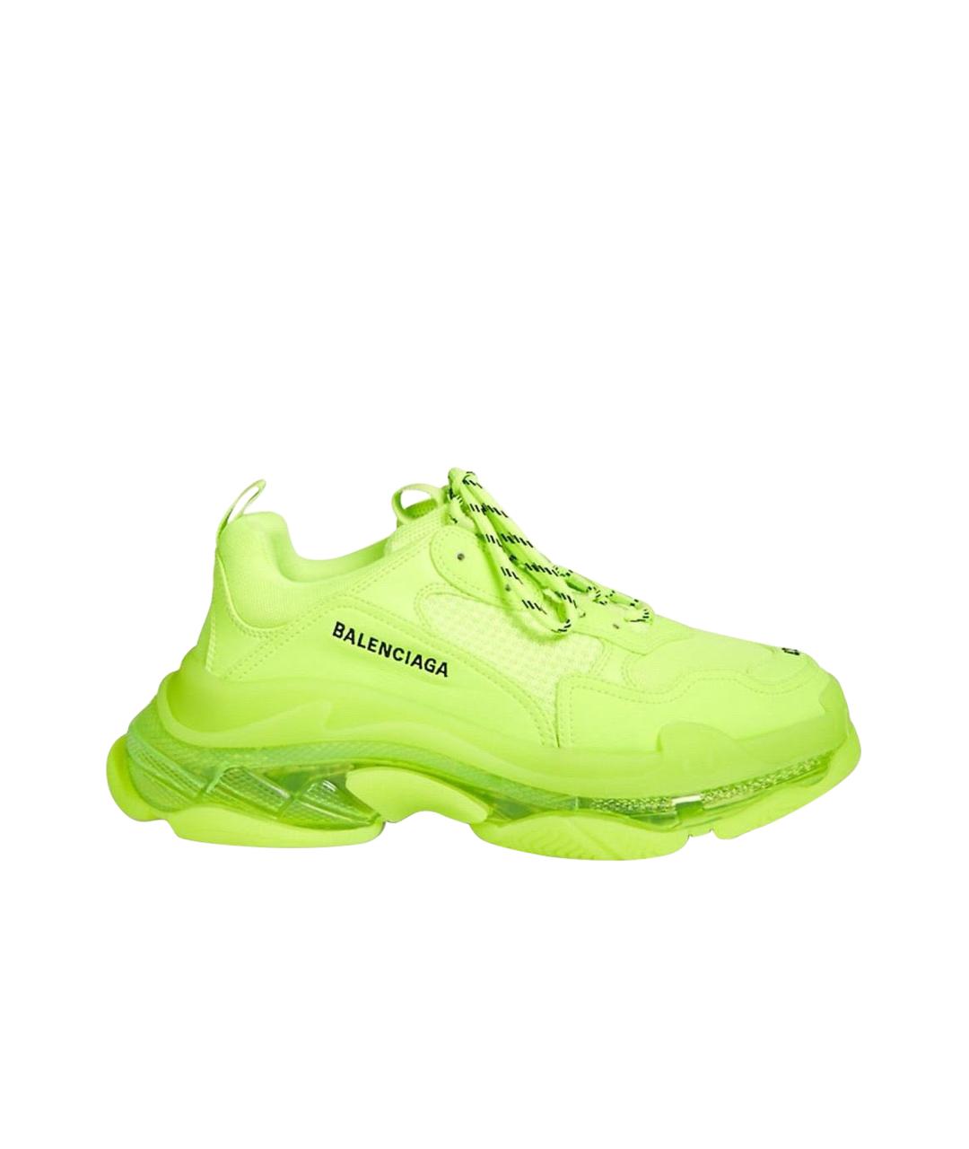 BALENCIAGA Зеленые кроссовки, фото 1