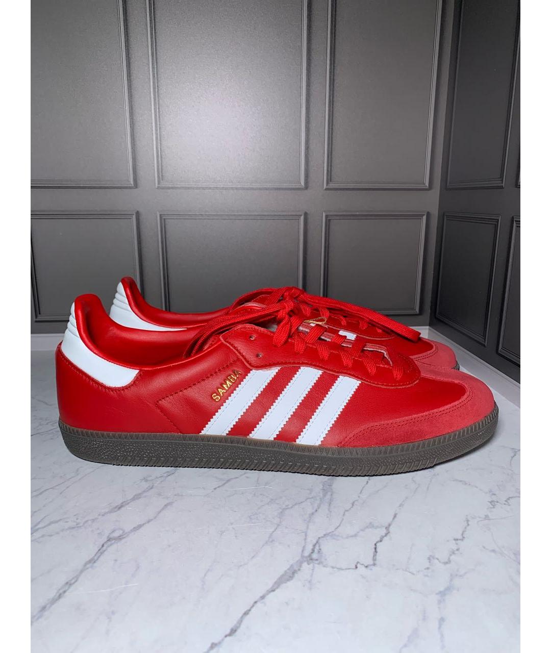 ADIDAS Красные низкие кроссовки / кеды, фото 9