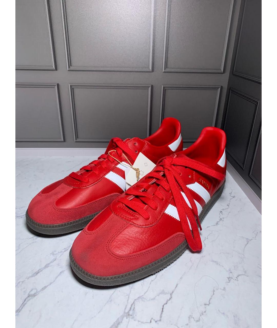 ADIDAS Красные низкие кроссовки / кеды, фото 4
