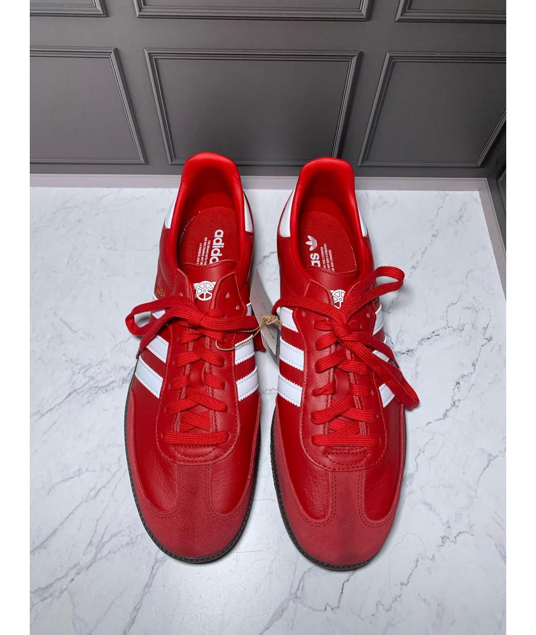 ADIDAS Красные низкие кроссовки / кеды, фото 3