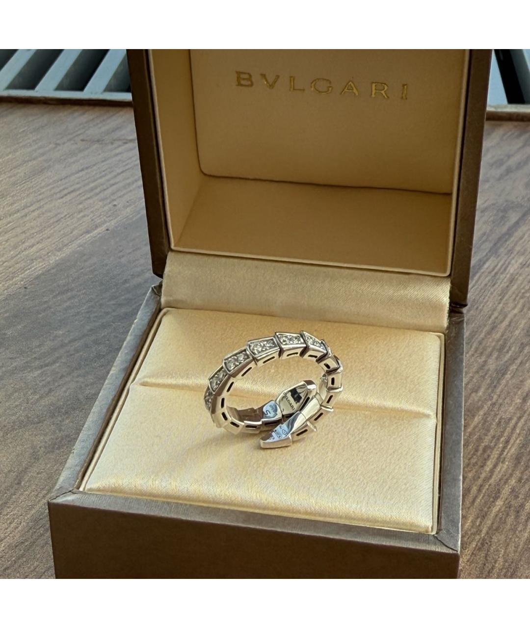 BVLGARI Кольцо из белого золота, фото 4