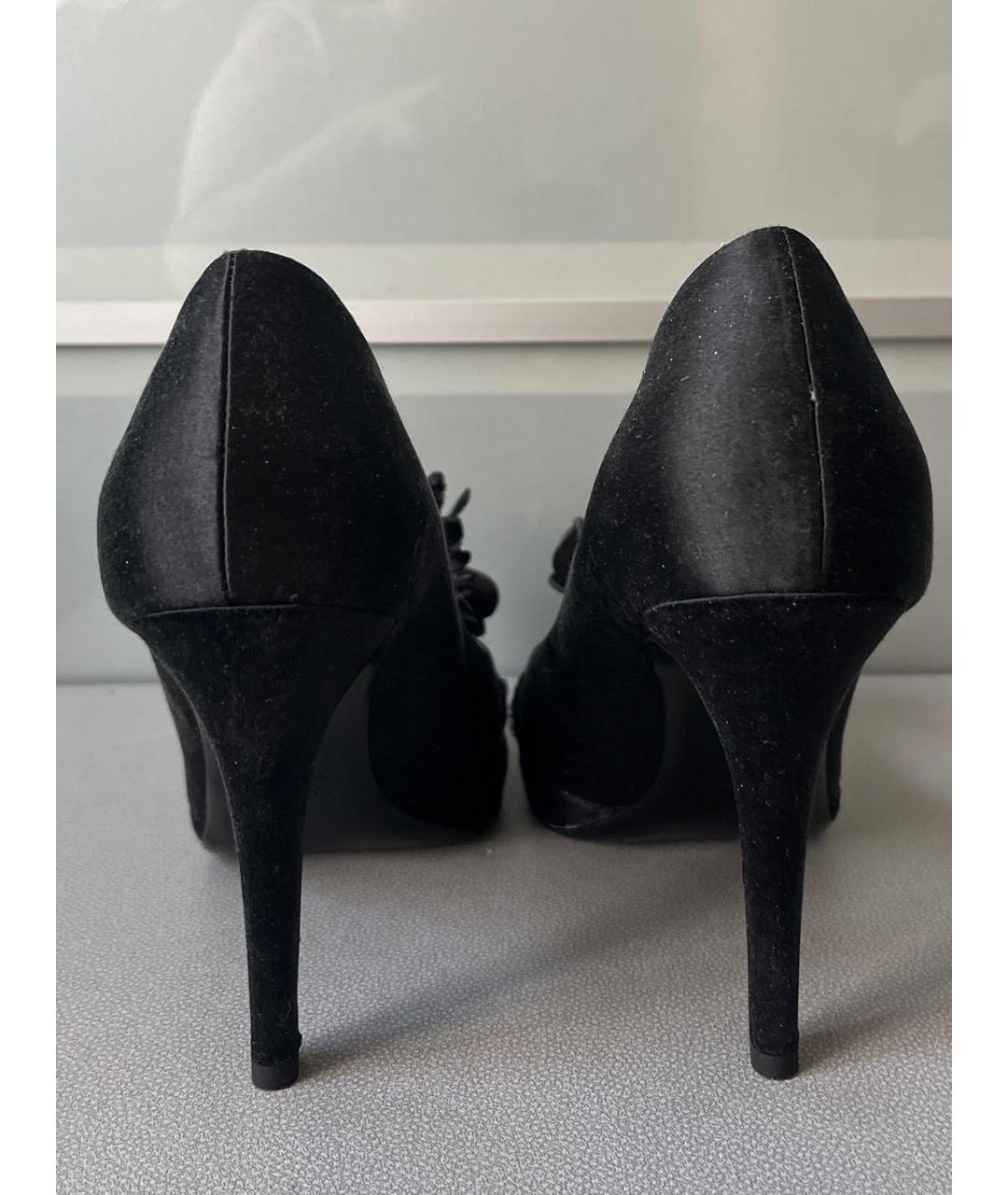 VALENTINO Черные текстильные туфли, фото 5