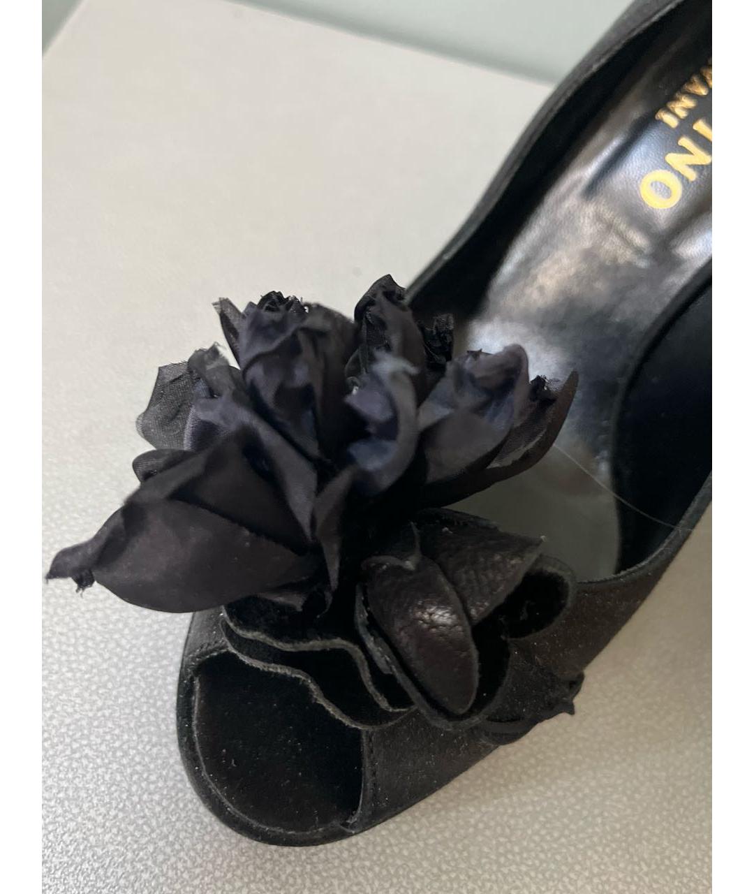 VALENTINO Черные текстильные туфли, фото 3