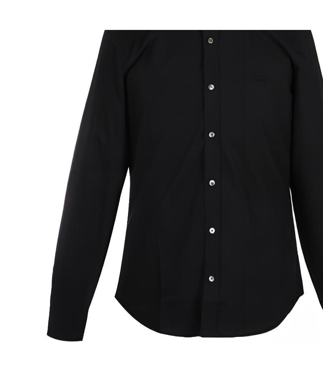 BURBERRY Черная хлопковая кэжуал рубашка, фото 6