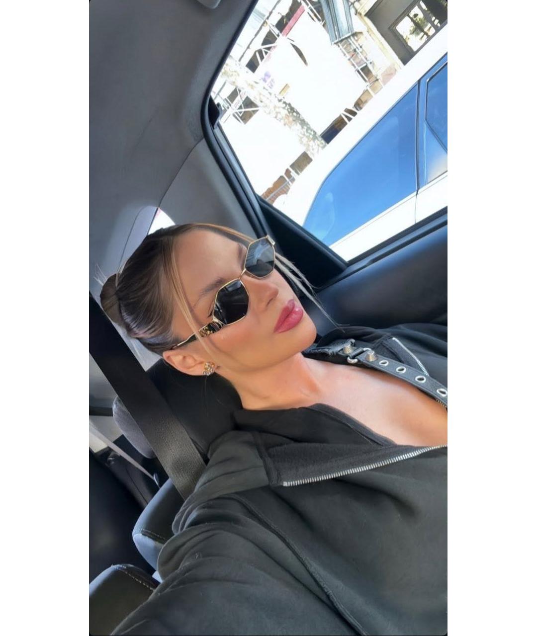 CELINE Золотые металлические солнцезащитные очки, фото 7