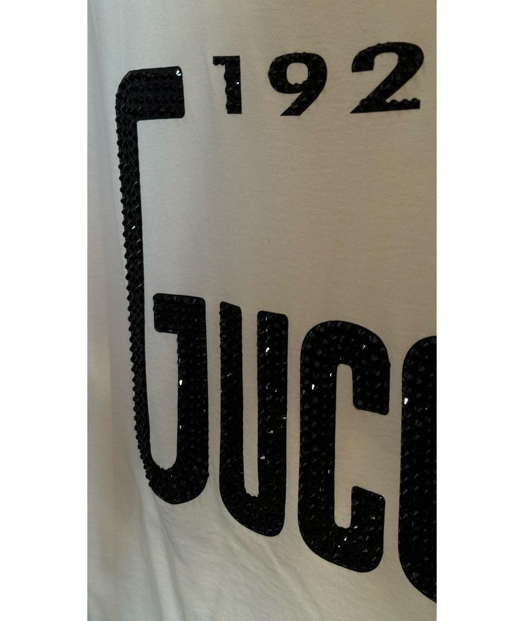 GUCCI Бежевая хлопковая футболка, фото 2