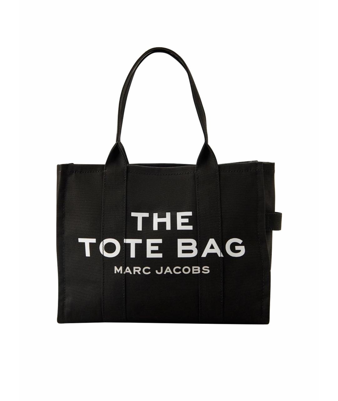MARC JACOBS Черная тканевая сумка тоут, фото 1