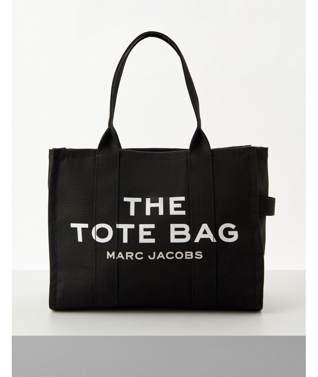MARC JACOBS Черная тканевая сумка тоут, фото 5