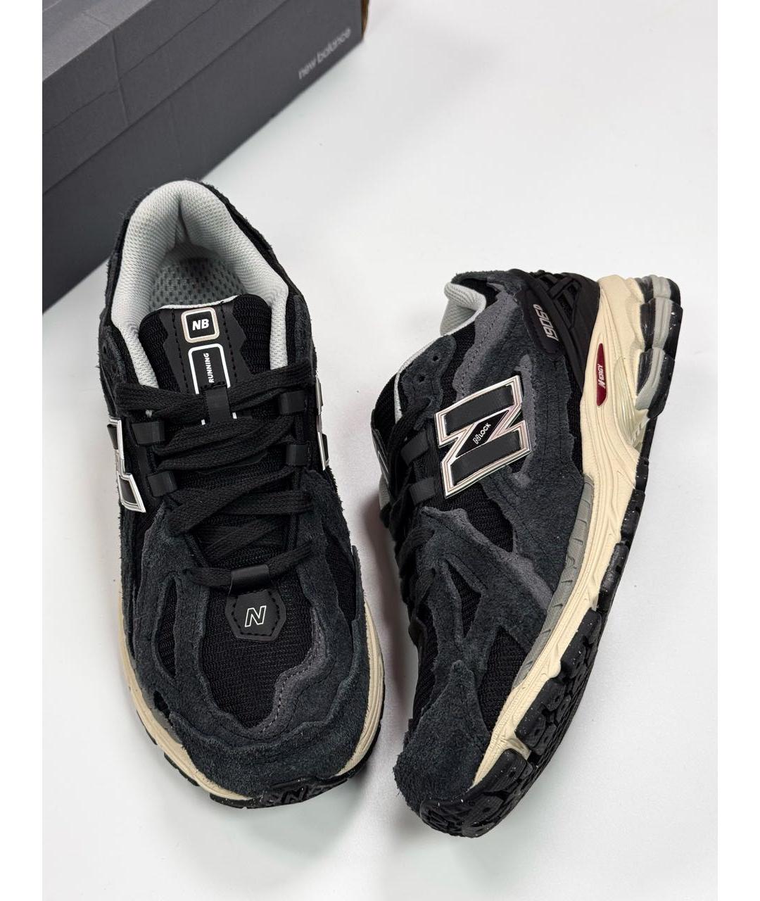 NEW BALANCE Черные замшевые кроссовки, фото 3