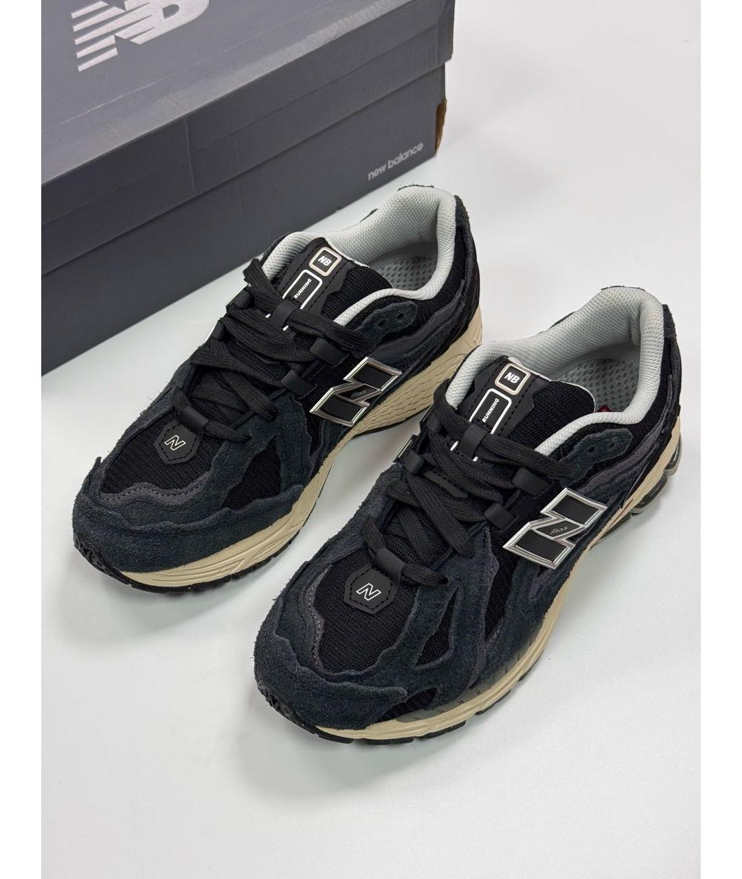 NEW BALANCE Черные замшевые кроссовки, фото 2