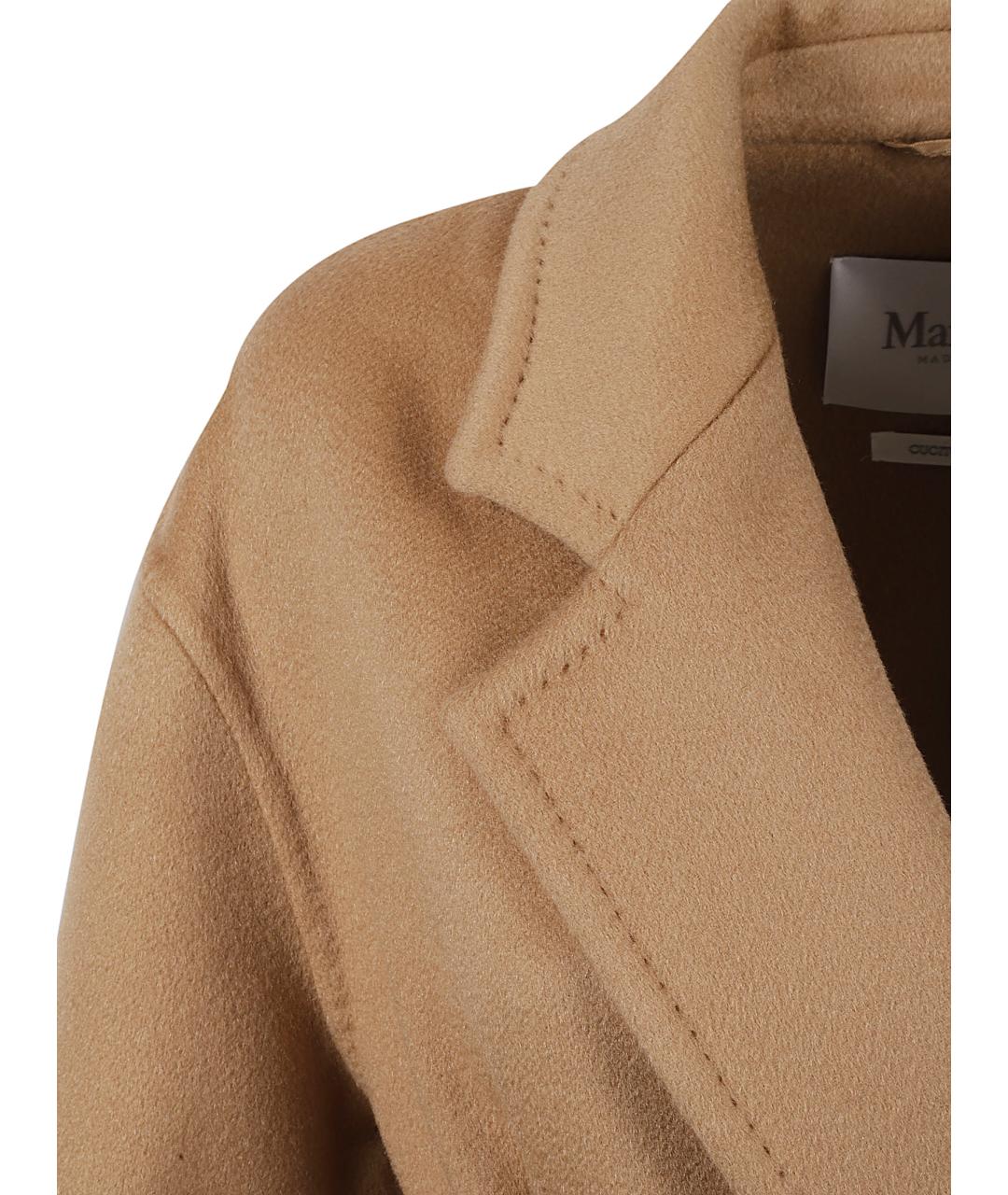 MAX MARA Коричневое кашемировое пальто, фото 3
