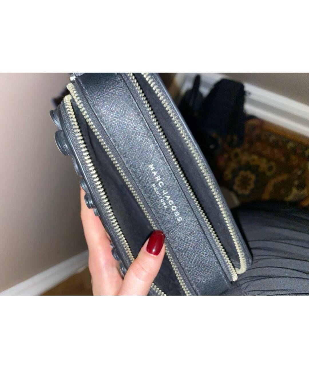 MARC JACOBS Синяя кожаная сумка через плечо, фото 3