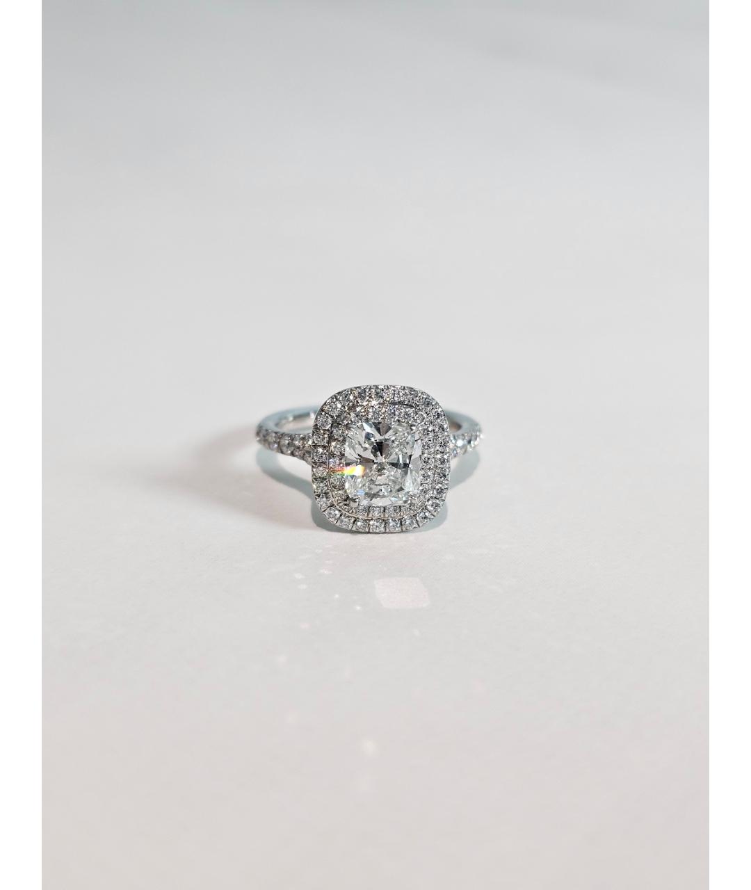 TIFFANY&CO Серебряное платиновое кольцо, фото 5