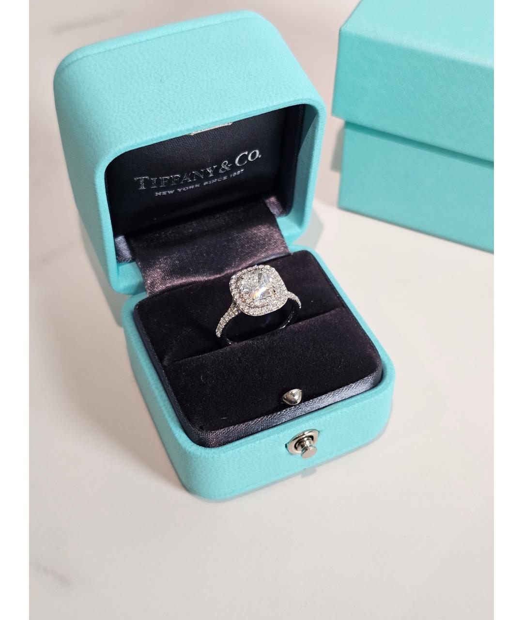 TIFFANY&CO Серебряное платиновое кольцо, фото 2