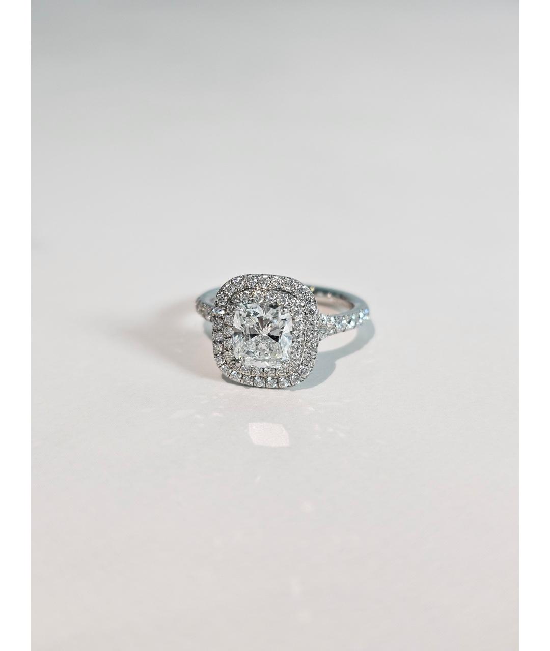 TIFFANY&CO Серебряное платиновое кольцо, фото 4
