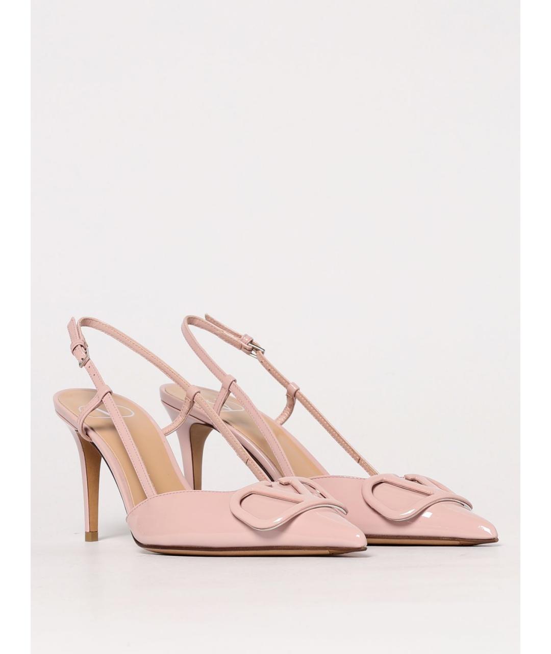 VALENTINO Розовые туфли из лакированной кожи, фото 2