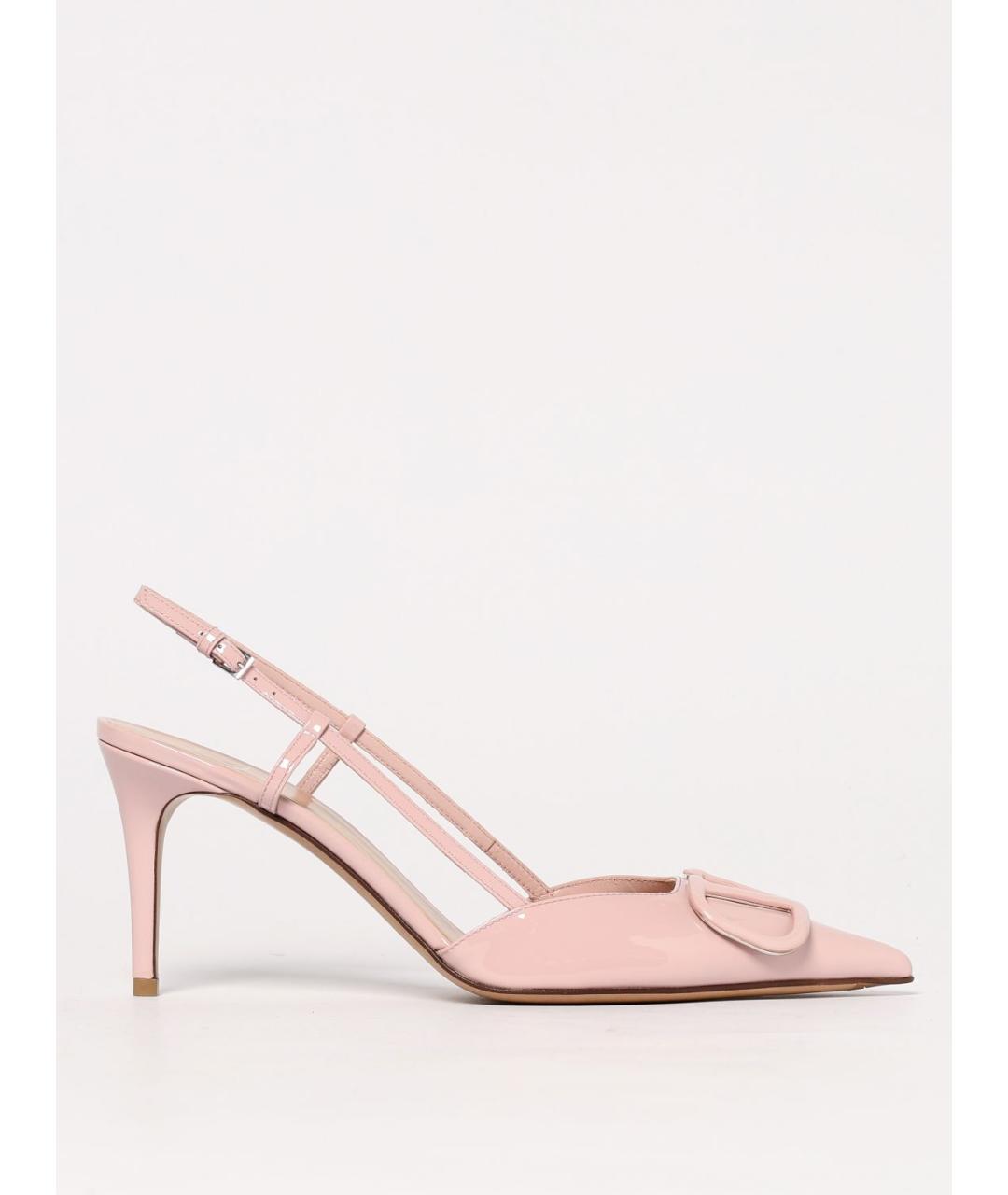 VALENTINO Розовые туфли из лакированной кожи, фото 5