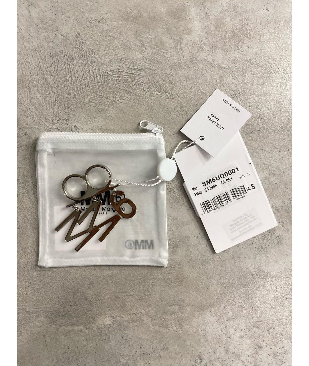 MM6 MAISON MARGIELA Серебряное латунное кольцо, фото 3