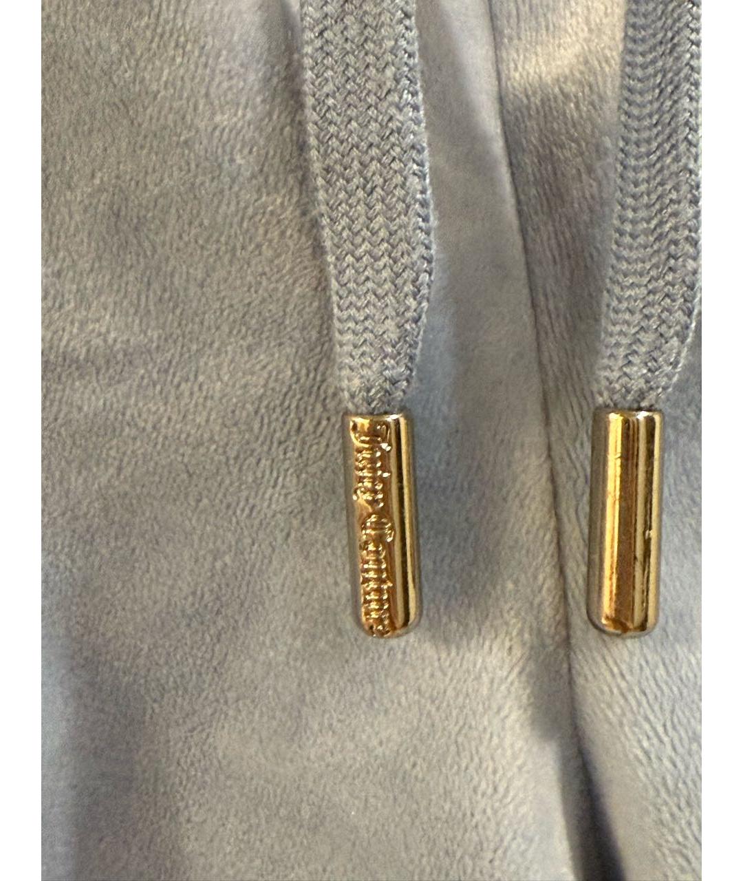 JUICY COUTURE Голубые велюровые шорты, фото 5