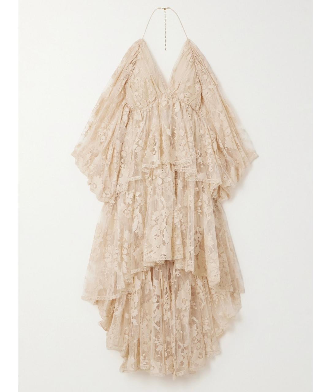 ZIMMERMANN Бежевое коктейльное платье, фото 9