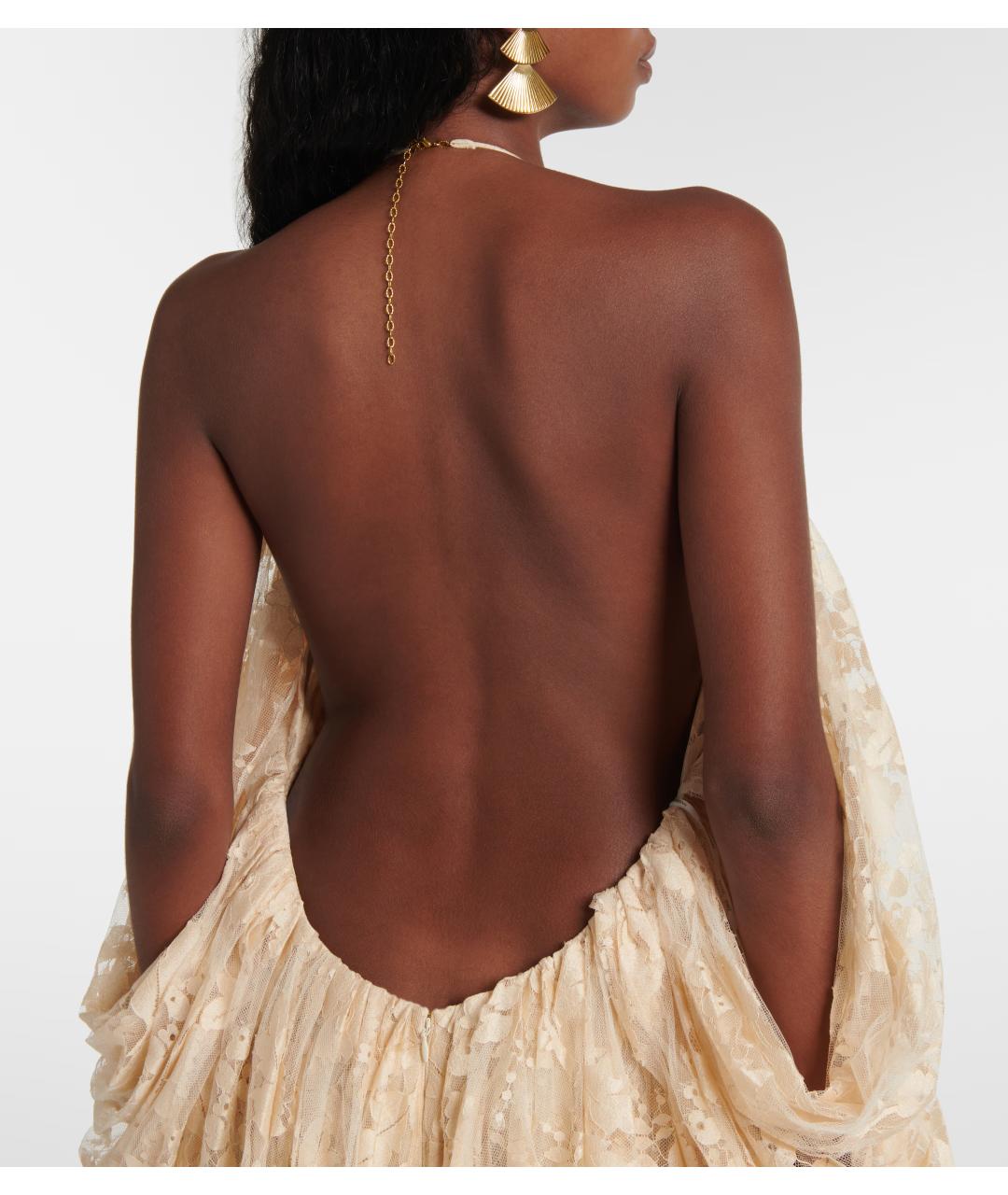 ZIMMERMANN Бежевое коктейльное платье, фото 6