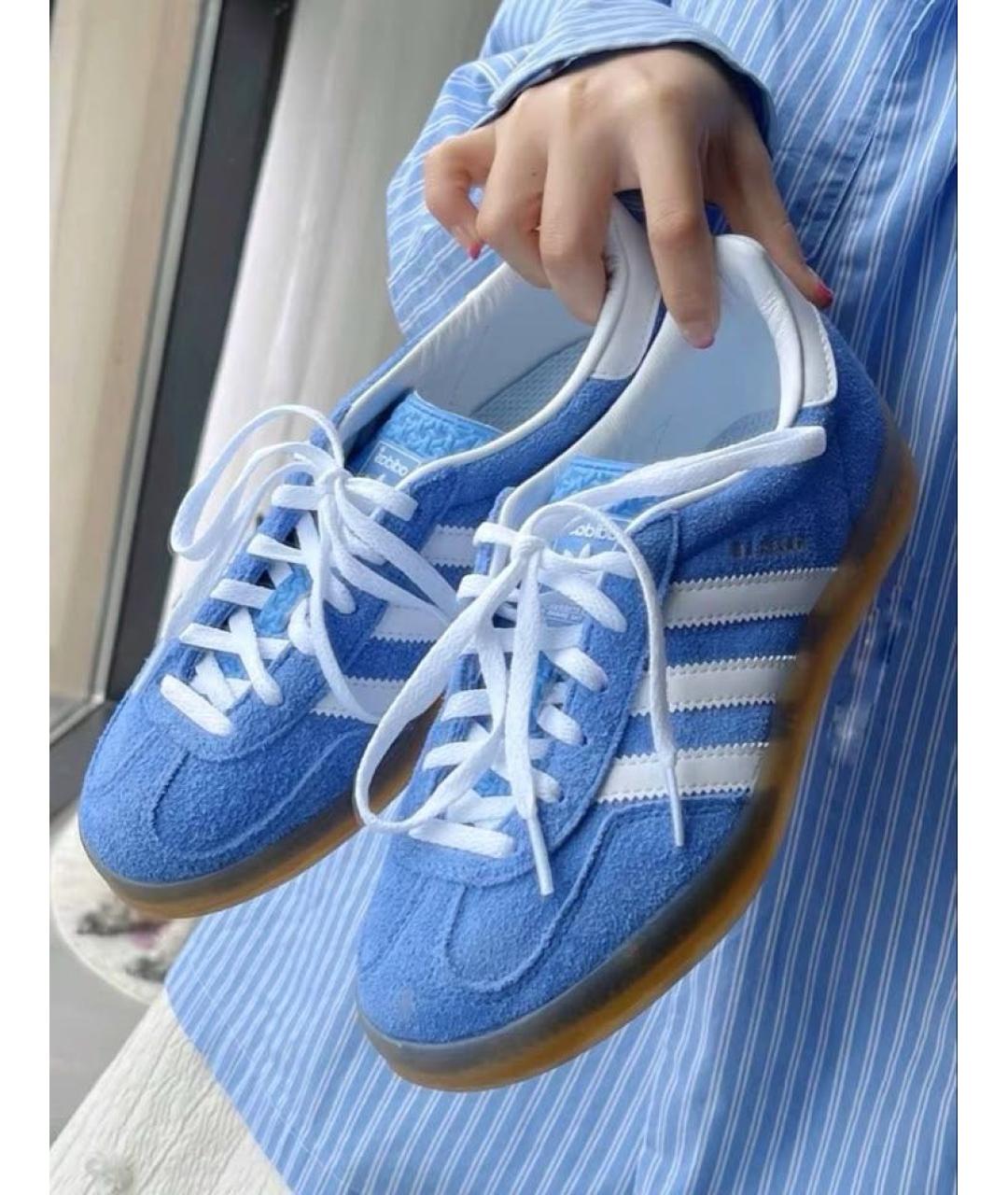ADIDAS Голубые кроссовки, фото 5