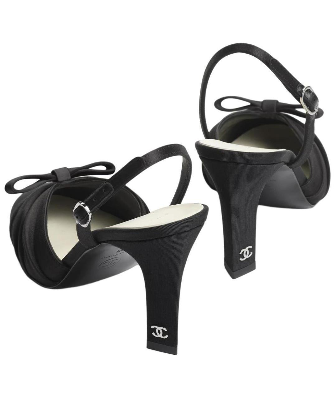 CHANEL Черные туфли, фото 4