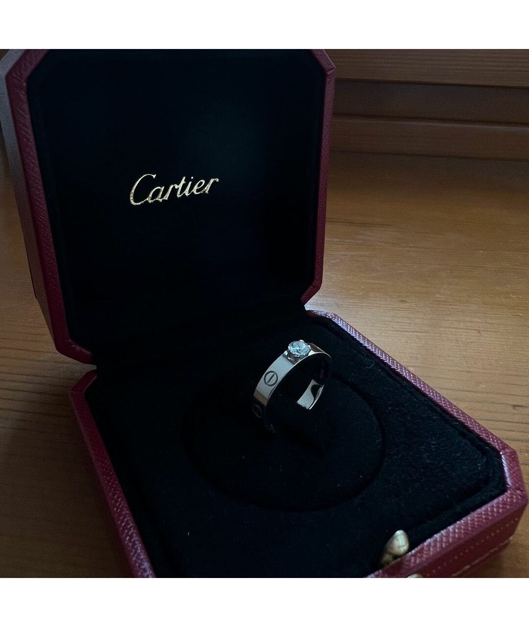 CARTIER Серебряное кольцо из белого золота, фото 5