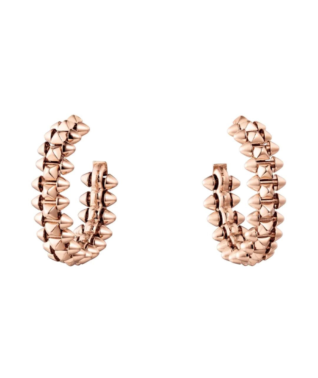 CARTIER Золотые серьги из розового золота, фото 2