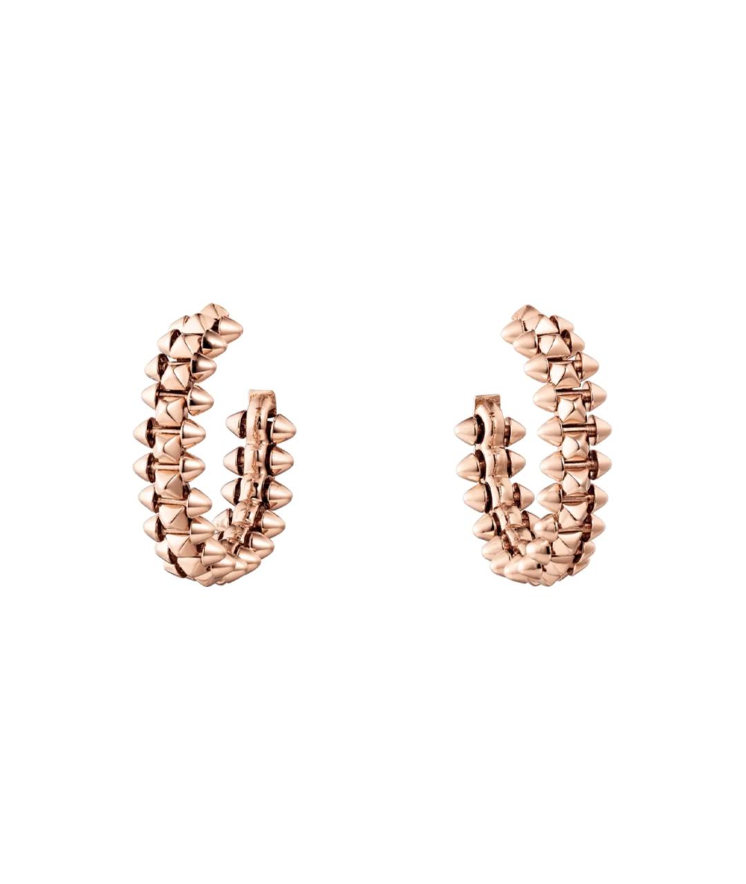 CARTIER Золотые серьги из розового золота, фото 6