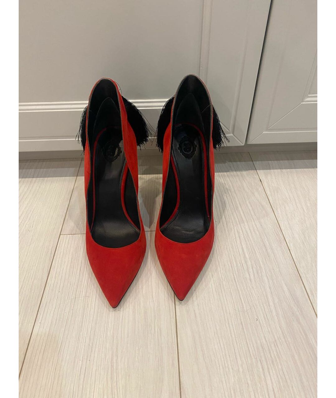 ALEKSANDER SIRADEKIAN Красные замшевые туфли, фото 2