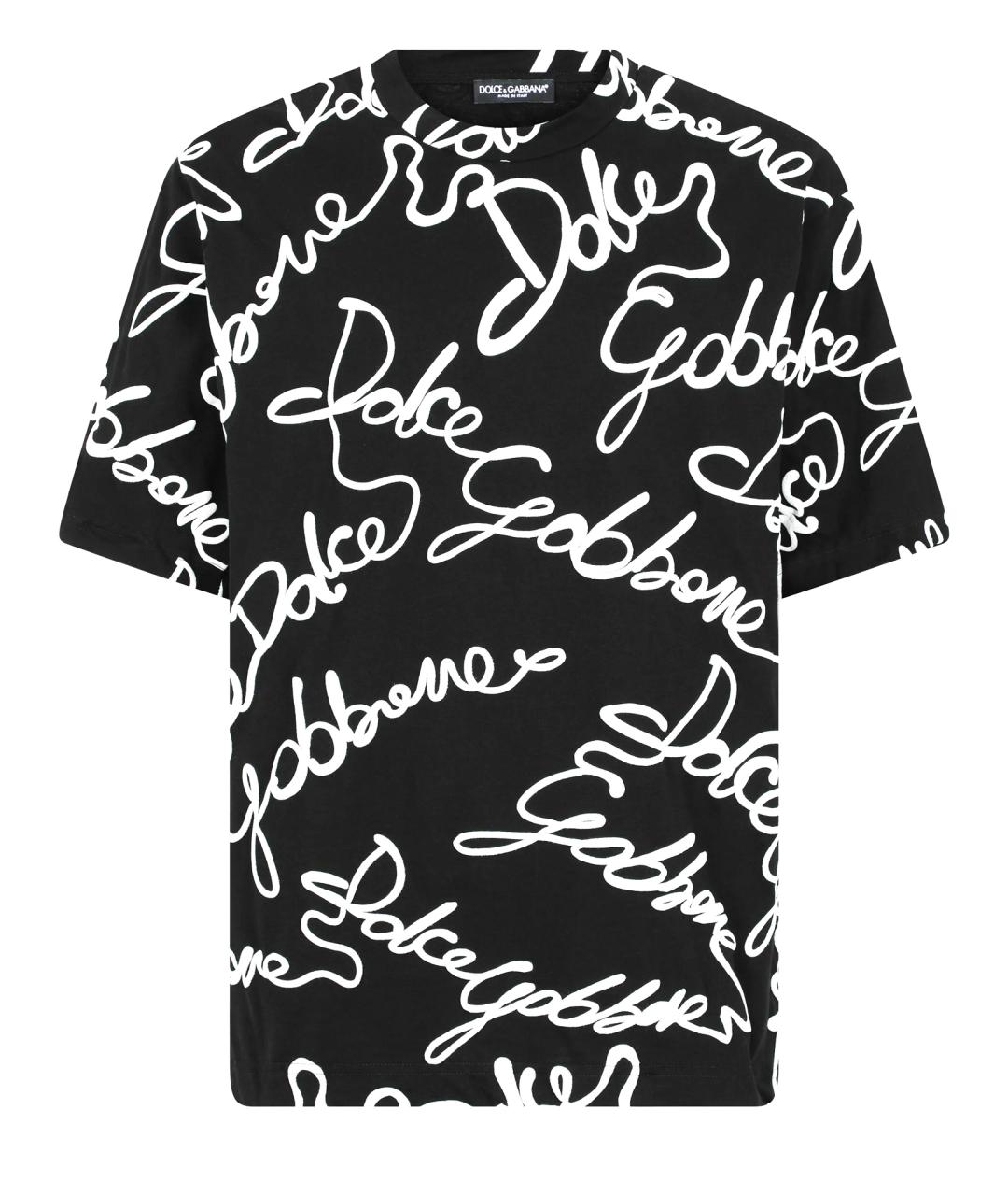 DOLCE&GABBANA Черная футболка, фото 1