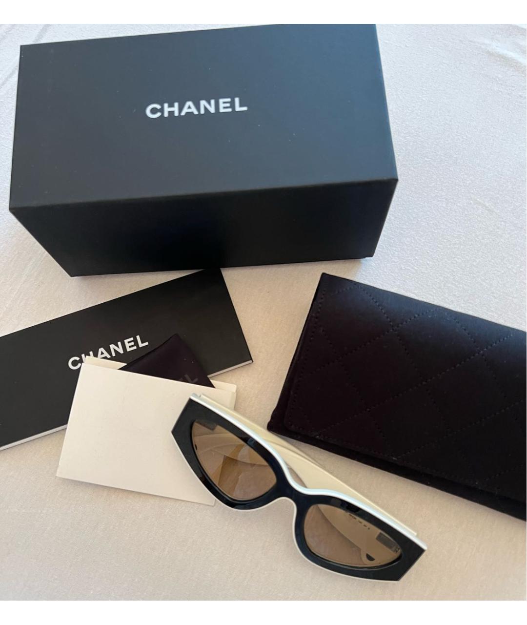 CHANEL Черные солнцезащитные очки, фото 6