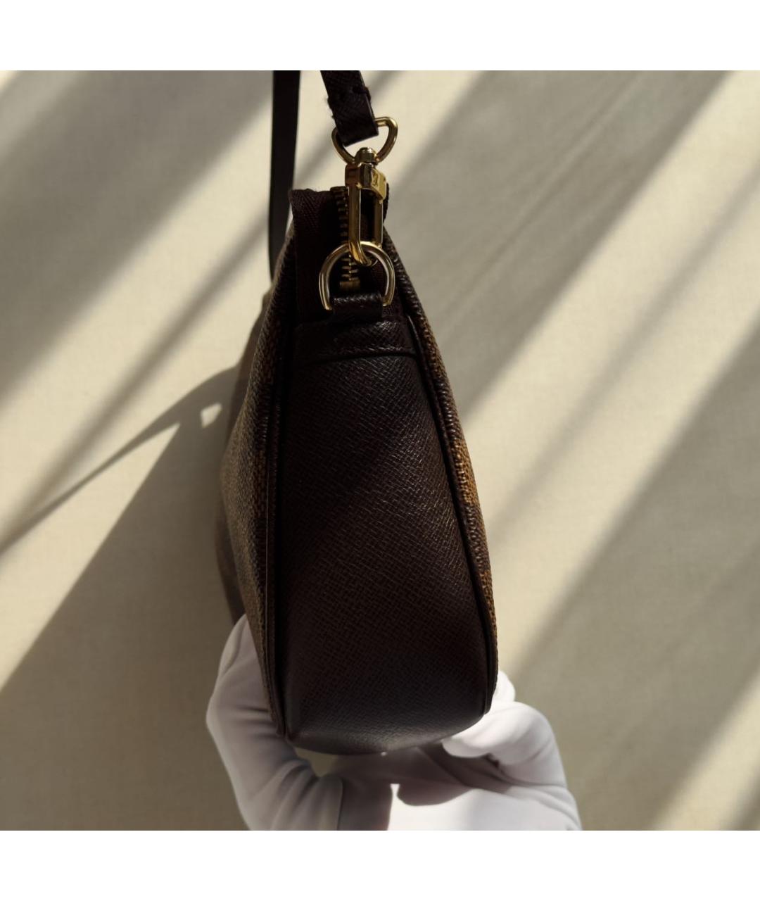 LOUIS VUITTON Коричневая сумка с короткими ручками, фото 7