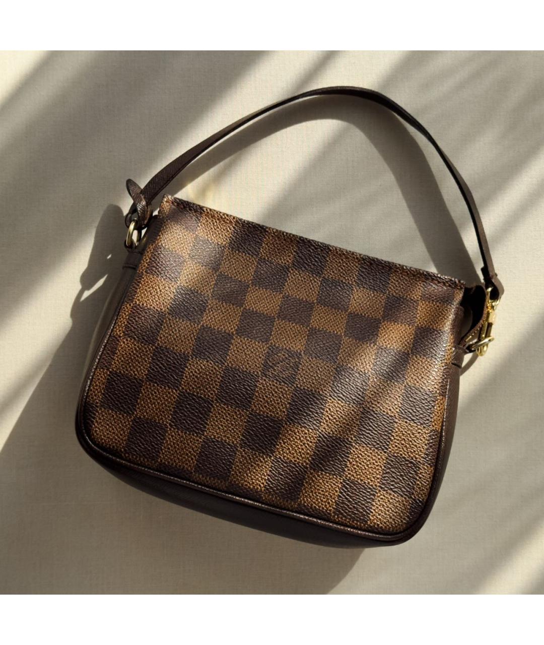 LOUIS VUITTON Коричневая сумка с короткими ручками, фото 8