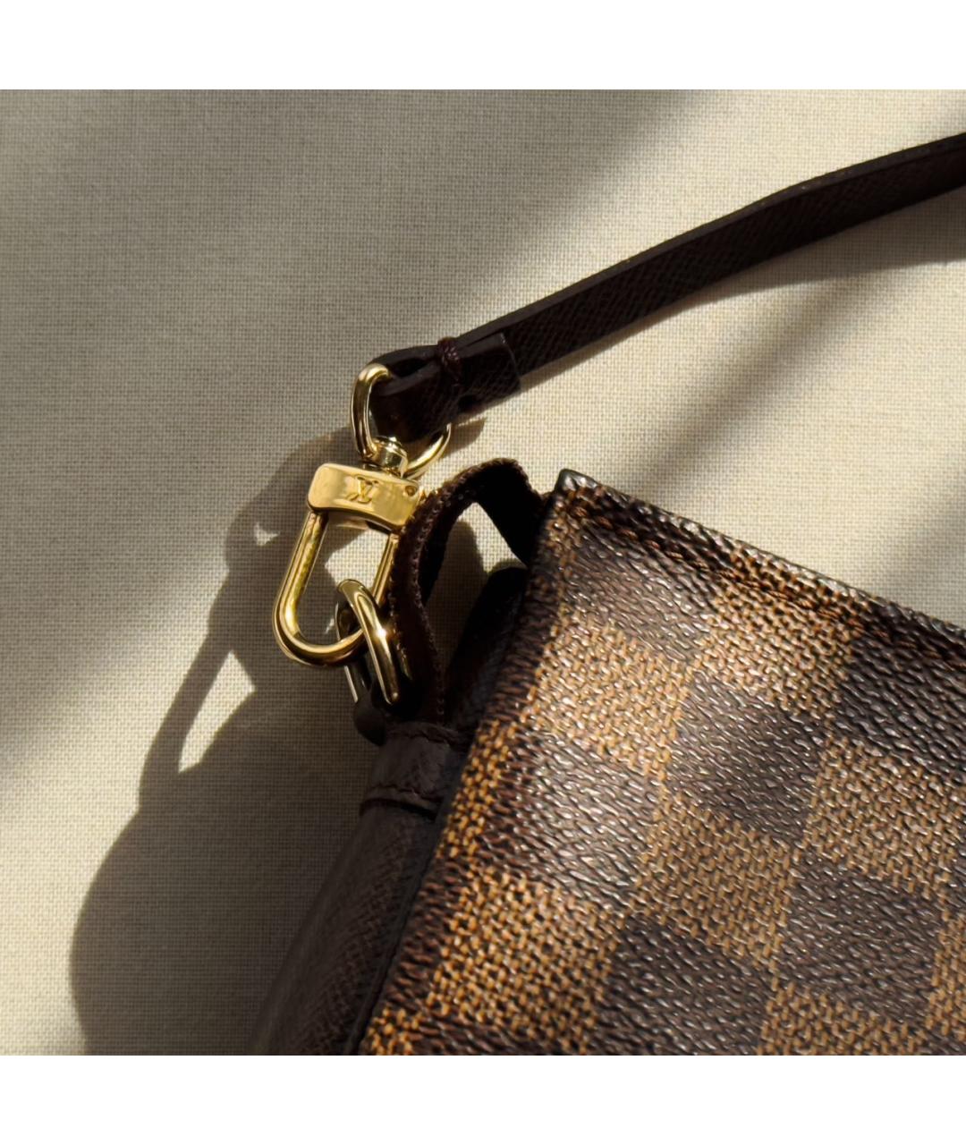 LOUIS VUITTON Коричневая сумка с короткими ручками, фото 5