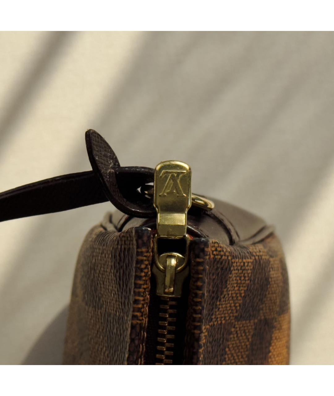 LOUIS VUITTON Коричневая сумка с короткими ручками, фото 4