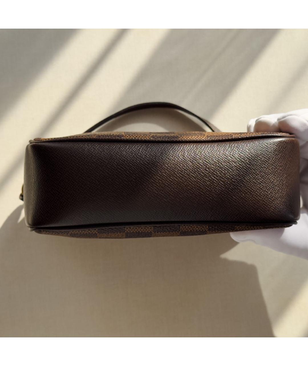 LOUIS VUITTON Коричневая сумка с короткими ручками, фото 6