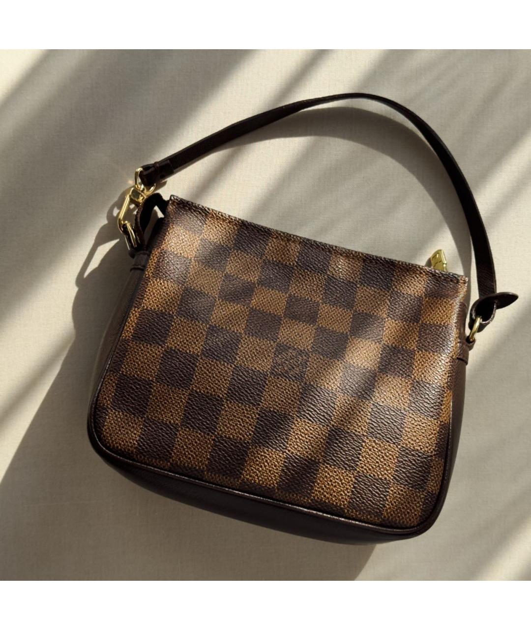 LOUIS VUITTON Коричневая сумка с короткими ручками, фото 3