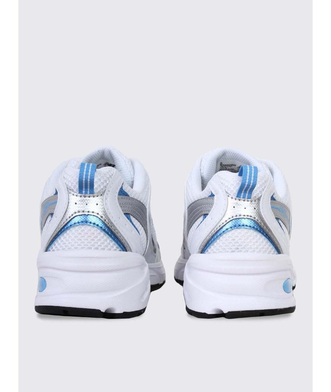 NEW BALANCE Белые текстильные кроссовки, фото 4