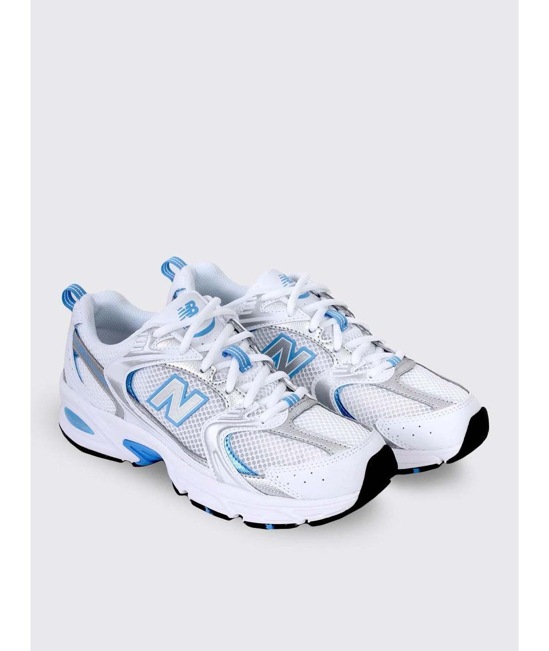 NEW BALANCE Белые текстильные кроссовки, фото 2
