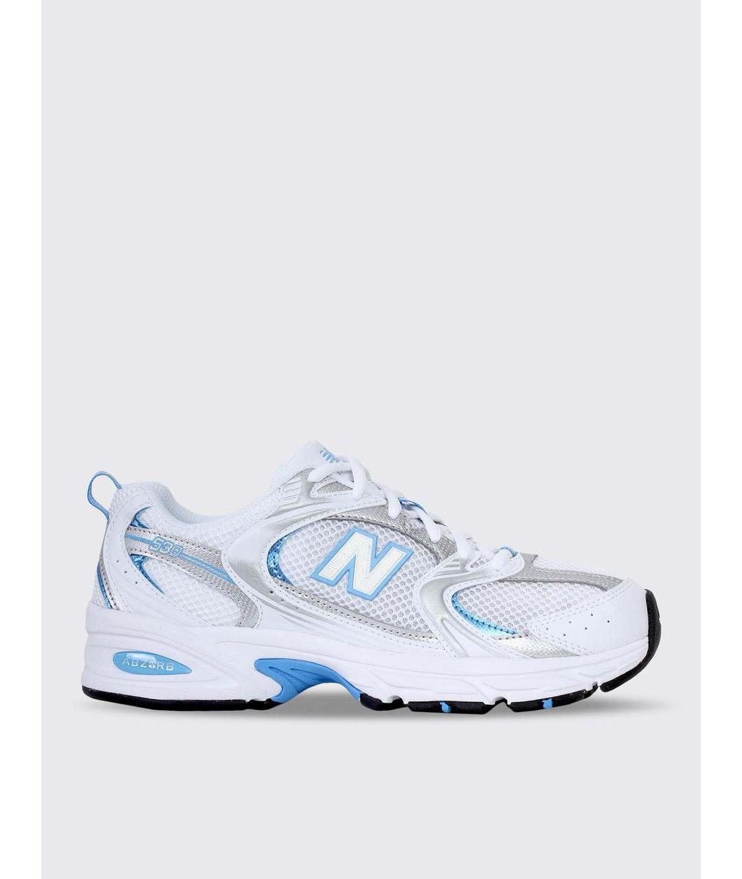 NEW BALANCE Белые текстильные кроссовки, фото 9