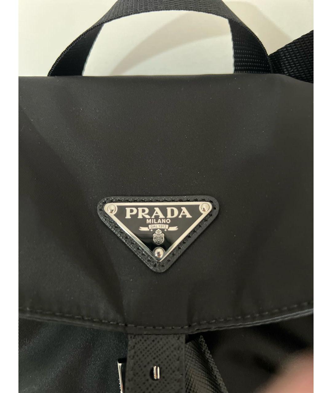 PRADA Черный рюкзак, фото 6