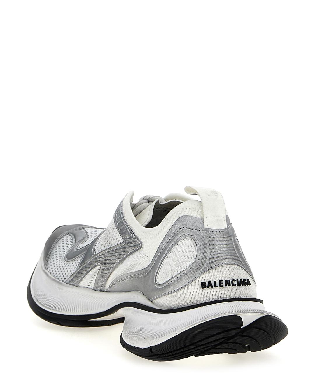 BALENCIAGA Серые синтетические низкие кроссовки / кеды, фото 3