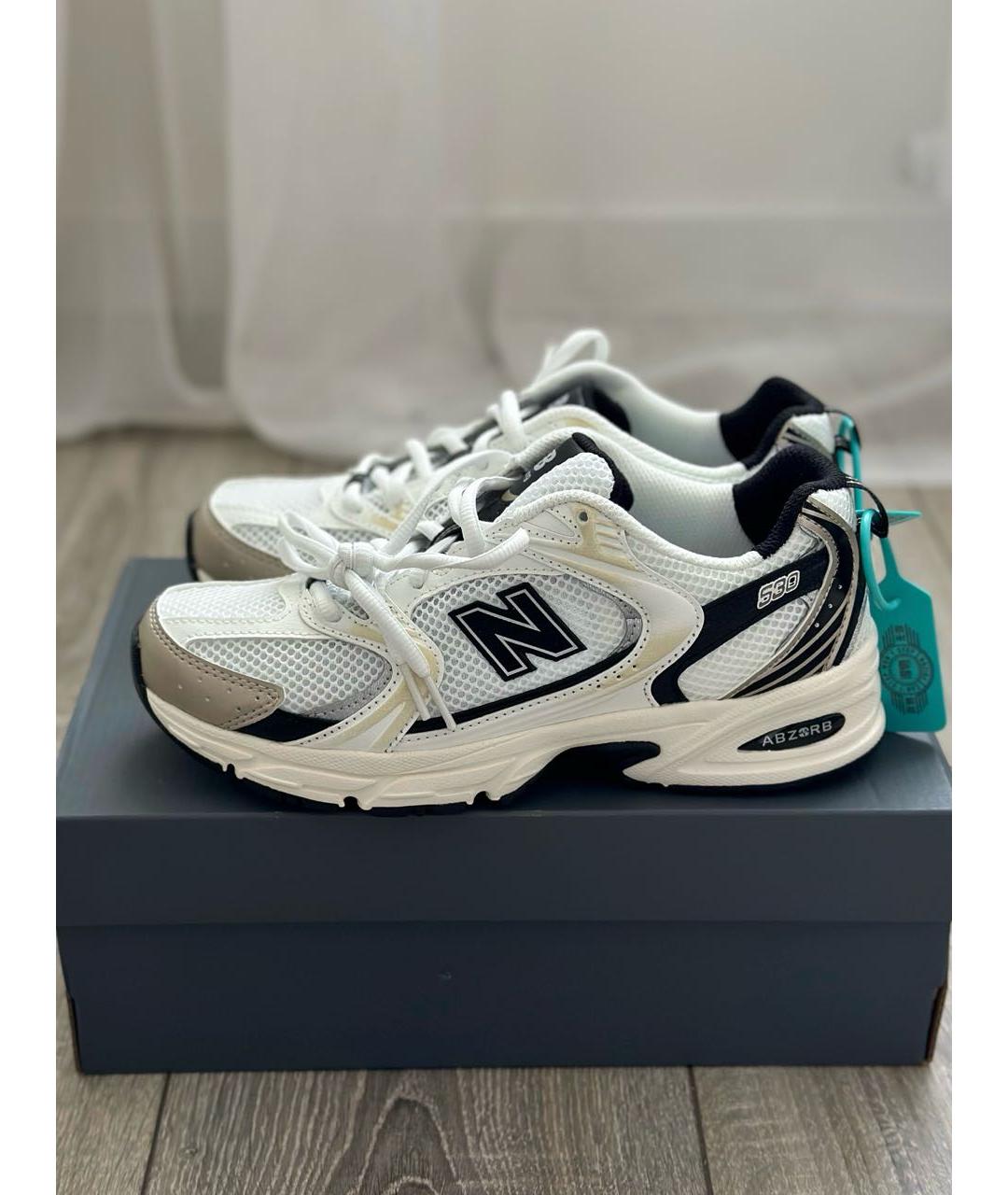 NEW BALANCE Белые синтетические кроссовки, фото 4